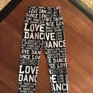 Love Dance practice leggings
